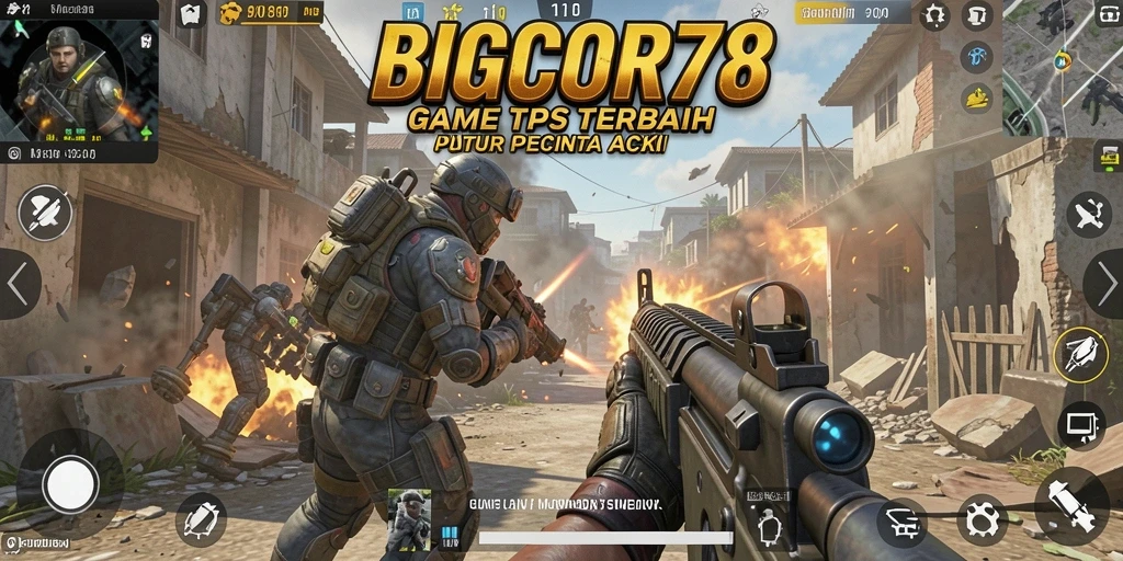 Tangkapan layar dari gameplay mendebarkan BIGCOR78.