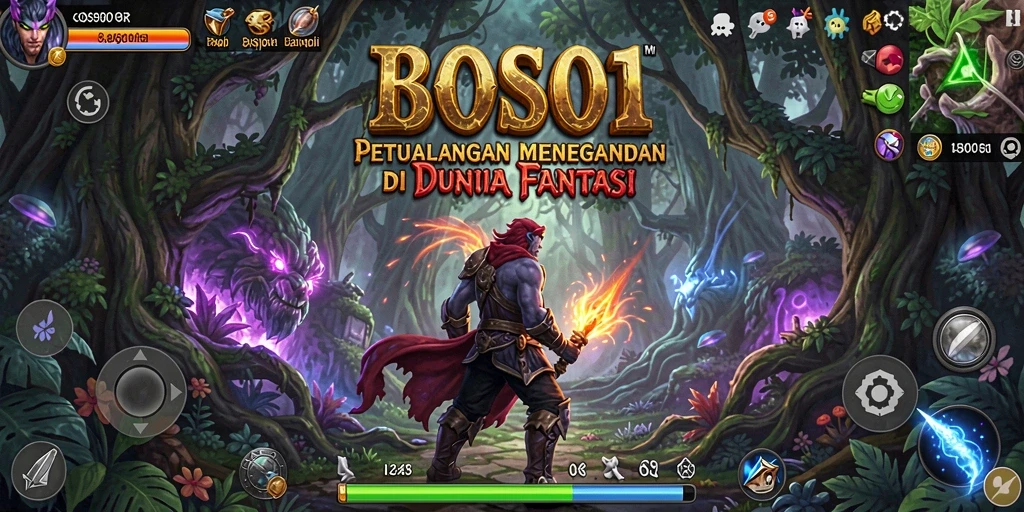Tangkapan layar gameplay menunjukkan aksi seru di dunia petualangan.