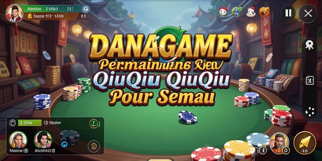 Gameplay QiuQiu yang menarik dan seru dalam DANAGAME.