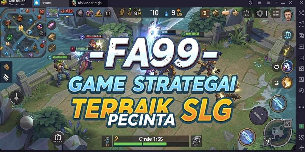 Tampilan menakjubkan dari gameplay strategi FA99 yang penuh aksi.