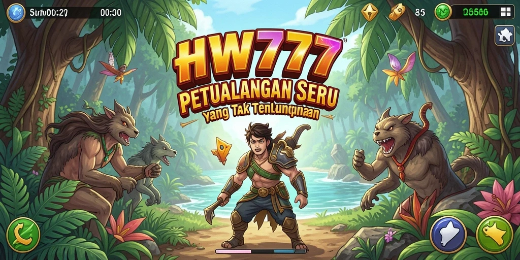 Screenshot menarik dari gameplay HW777 yang penuh petualangan.