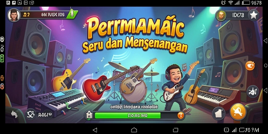 Screenshot utama <strong>ID678</strong> menampilkan gameplay interaktif dan warna-warni.