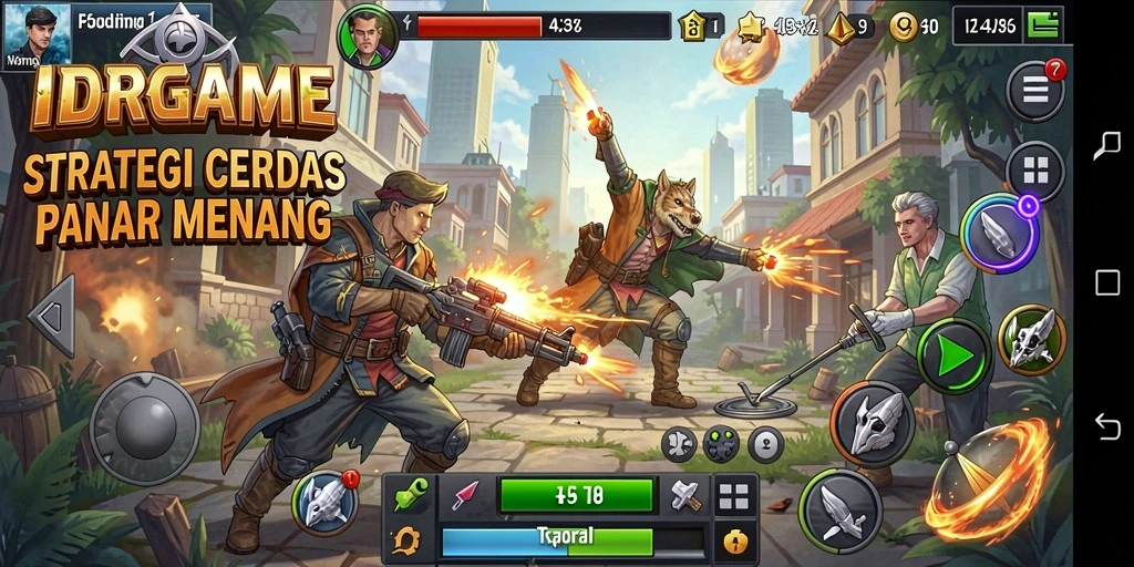 Gameplay seru dan menantang dalam IDRGAME.