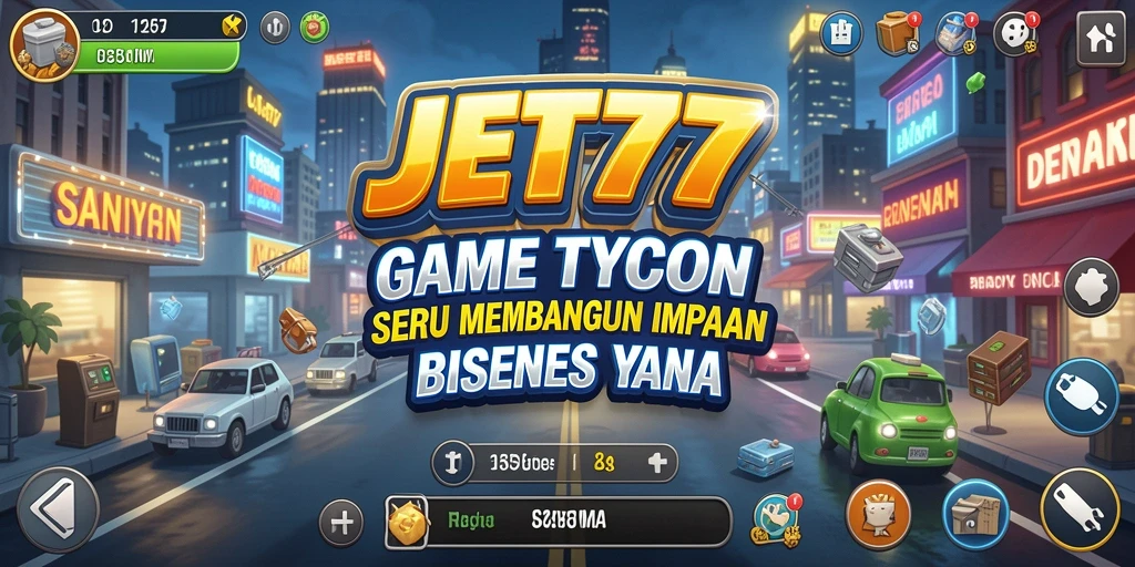 Tampilan gameplay JET77 yang menegangkan dan mendebarkan.