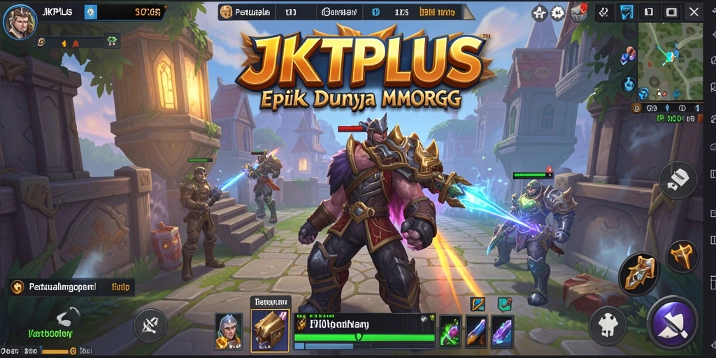 Tampilan gameplay epik dan petualangan dalam JKTPLUS.
