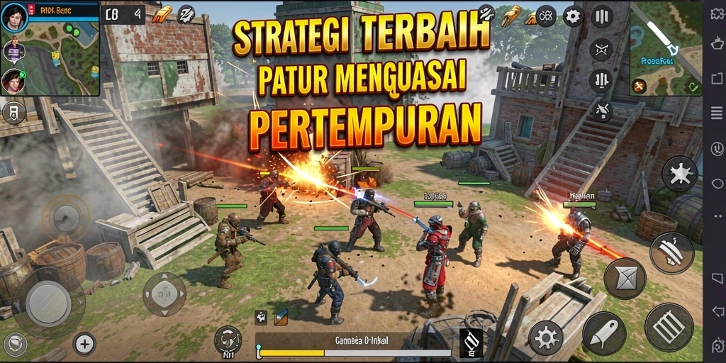 Gameplay RP8 menunjukkan taktik strategis dalam pertempuran yang epik.
