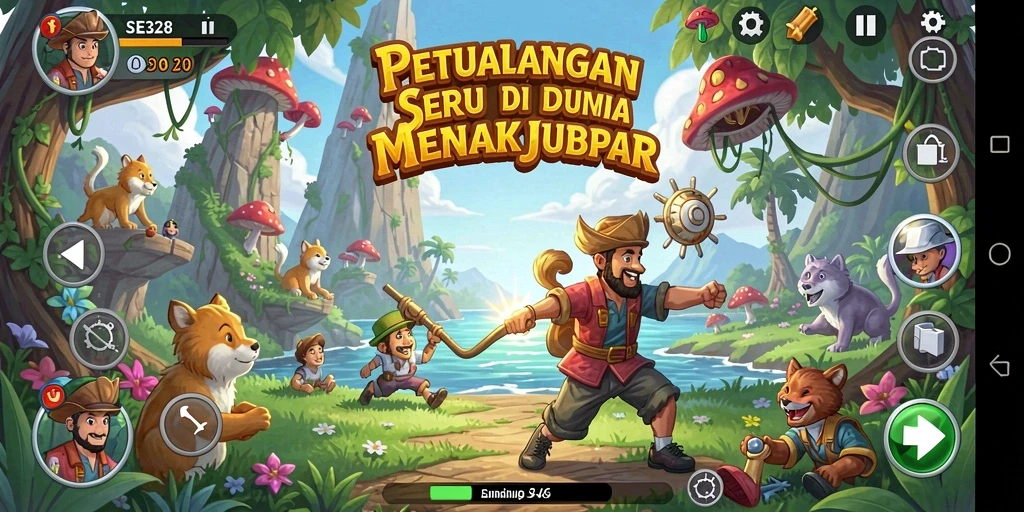 Tangkapan layar SE328 menunjukkan aksi seru dalam petualangan yang mendebarkan.