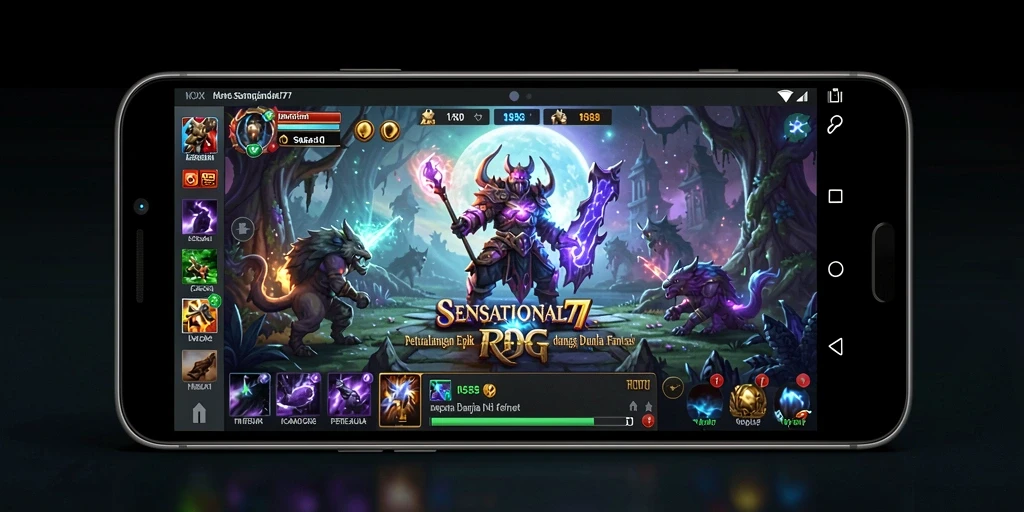 Tampilan gameplay SENSATIONAL77 yang mendebarkan dan penuh aksi.
