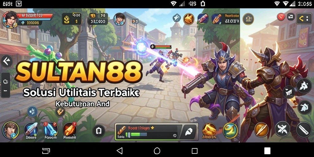 Tampilan antarmuka aplikasi SULTAN88 yang modern dan fungsional.