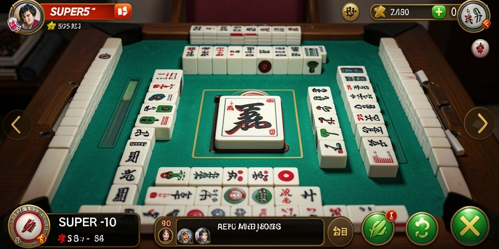 Tampilan gameplay SUPER5 yang mendebarkan dan menantang.