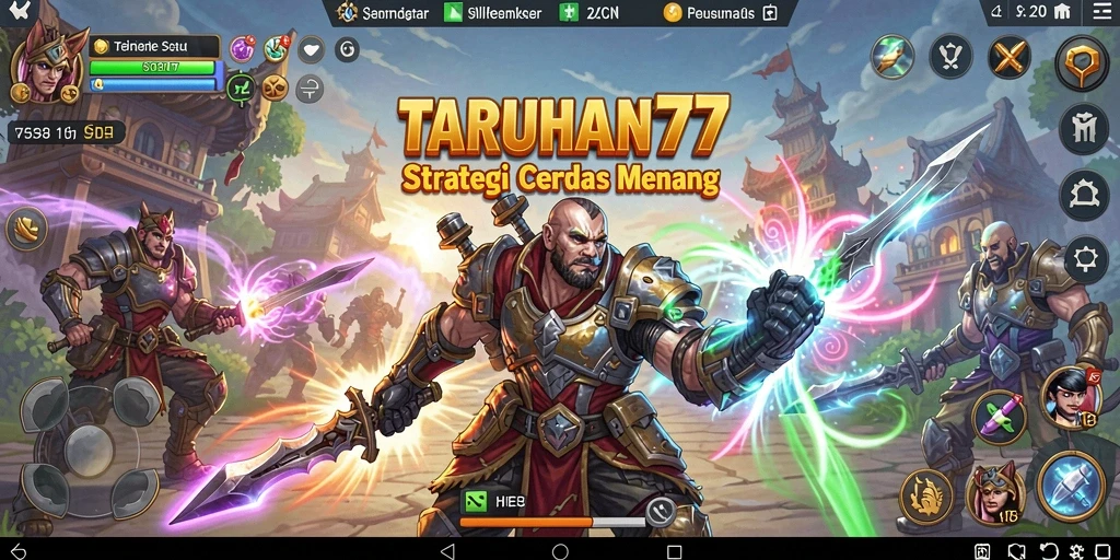 Tampilan gameplay TARUHAN77 yang menarik dan penuh strategi.