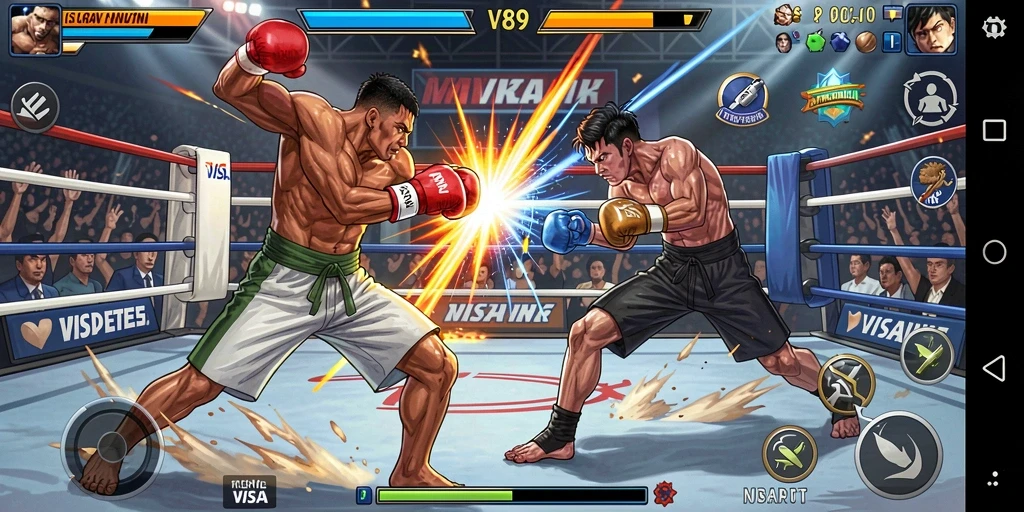Gameplay seru dengan pertarungan intens dan karakter unik.